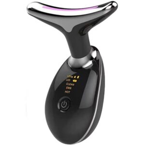 Dispositivo massaggiatore di bellezza antietà per collo viso ricaricabile