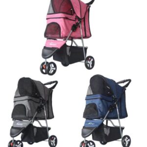 Passeggino per cani passeggino per animali domestici passeggino per cani a tre ruote