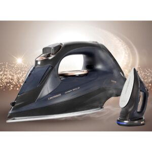 Ferro da stiro cordless senza filo ferro a vapore 2 IN 1 2200W piastra ceramica