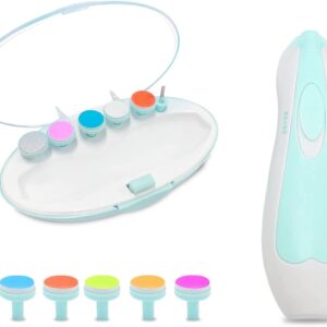 Tagliaunghie elettrico per bambini con set 6 accessori