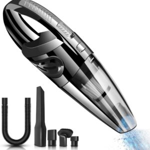 Aspirapolvere Senza Fili Portatile - Potente 120W, 3200PA, Mini Aspirapolvere Ricaricabile da 2200mAh per Casa, Auto, Ufficio