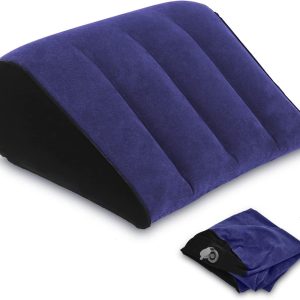 Cuscino lombare gonfiabile da viaggio cuscino del sedile a cuneo triangolare leggero e portatile aiuta i muscoli a rilassare il cuscino lombare ideale per il viaggio