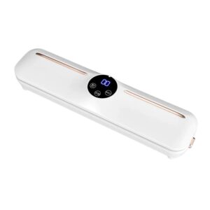 Sigillatore sottovuoto automatico conservazione alimenti cibo secco umido sacchetti sigillatrice indicatore led 120w