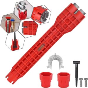 Chiave Multiuso Multifunzione Per Raccordi Rubinetti Utilizzo In Spazi Stretti