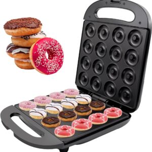 Macchina per ciambelle donut maker 16 mini ciambelle con superficie antiaderente