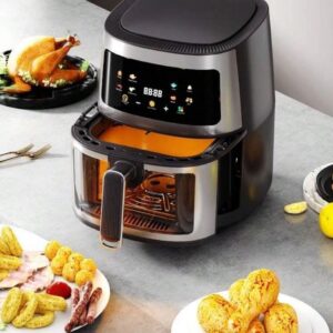 Friggitrice ad aria con display digitale 8 litri 2400watt
