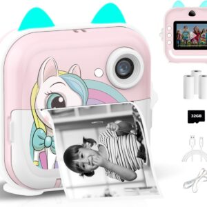 Macchina Fotografica Istantanea per Bambini (rosa)
