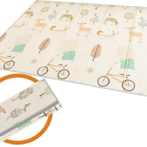 Tappeto Da Gioco Per Bambini Neonato Xpe Schiuma Pieghevole Portabile 150x200 Cm