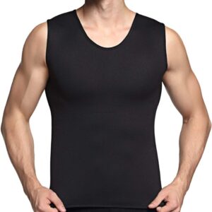 Canotta Dimagrante da Uomo Sauna Maglia Sudare Maglietta Sportivo Gilet Snellente Dimagranti Neoprene