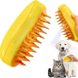 Spazzola a Vapore 3 in 1 per Animali – Pulizia Profonda, Cura del Pelo, Relax Garantito