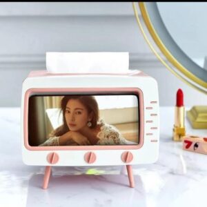 Scatola per fazzoletti creativa a forma di TV porta fazzoletti