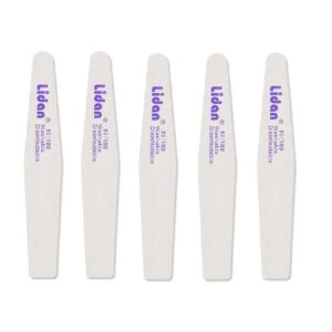 Kit 25 Pezzi Lime Lidan Lime Knife Grana 80/180 Ricostruzione Unghie Nail Manicure