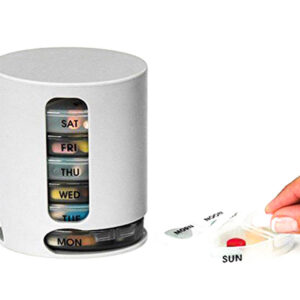 Organizzatore settimanale porta pillole e vitamine pill pro 4 scomparti