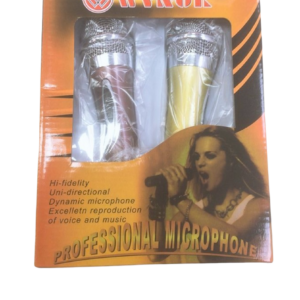 Microfono wireless e con cavo filo 2 in 1 per registrare karaoke cantare 66k WVNCR