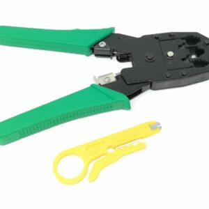 Pinza Crimpatrice Plug RJ45 / RJ11-12 X Cavo Rete Ethernet Crimpatura 4P 6P 8P