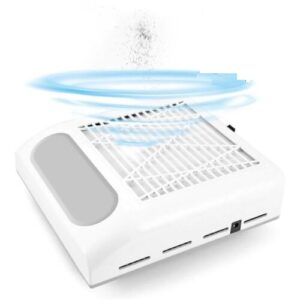 Aspiratore polveri per unghie da tavolo 120w manicure pedicure estetica