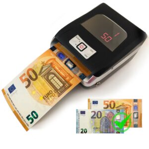 Rilevatore Banconote False Post Control Portatile Aggiornato e Aggiornabile Euro