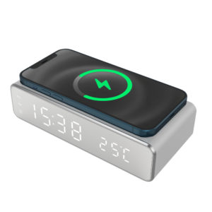 TECHMADE – Sveglia Digitale con Ricarica Wireless