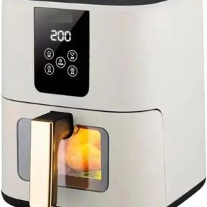 Friggitrice ad Aria Intelligente 7L 2000W – Schermo LED Touch, Cottura 360°, Senza Olio