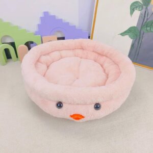 Letto per Gatti e Cani di Piccola Taglia - Morbido, Caldo, Resistente e Lavabile - Perfetto per Tutte le Stagioni (rosa)