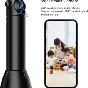 Camera 1080p wifi smart camera telecomando senza fili visione notturna 360° smart camera per la casa