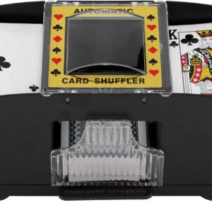 Mescolatore di Carte Automatico a Batteria per Uno/Due Mazzi