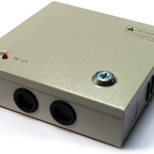 Alimentatore Stabilizzato Centralina 4 Uscite Canali Box Per Telecamere 10a 12v