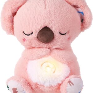 Koal-a Calmante – Peluche Lenitivo con Movimento Respiratorio Ritmico per Alleviare Ansia e Stress-rosa