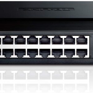 TP-Link TL-SF1016D Switch Desktop, 16 Porte RJ45, 10 /100 Mbps, Plug & Play