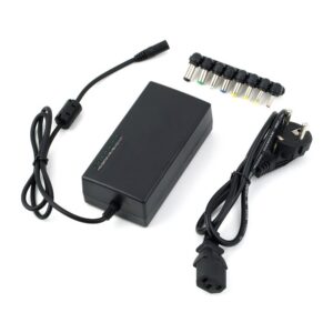 Alimentatore Caricatore Universale Pc Notebook 120 W Lcd Monitor Con 8 Connettori