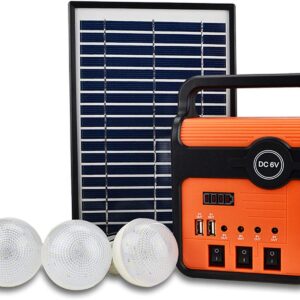Kit generatore di Pannelli a energia Solare Illuminazione di Ricarica di Emergenza