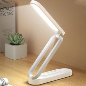 Lampada a LED Colore 3IN1 pieghevole lampada da tavolo Dimmer regolabile a luce notturna portatile lampada da notte per la protezione degli occhi dell'ufficio domestico