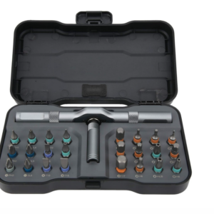 24 in 1 Magnetic Screwdriver Set – Set Cacciaviti Multifunzionale con Manico a Cricchetto Rimovibile, Kit Portatile di Precisione per Fai-da-Te...