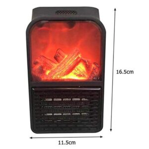Flame Heater Riscaldatore Stufa Elettrica Termoventilatore 500W