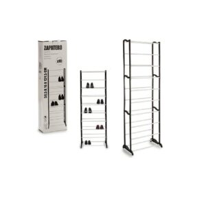 Portascarpe salvaspazio con 10 ripiani organizer scarpe 50.5 x 16 x 124.5 cm