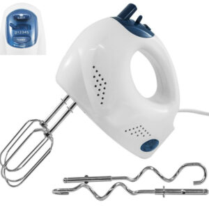 Sbattitore elettrico da cucina frullatore fruste acciaio 5 velocità 250 w qq608