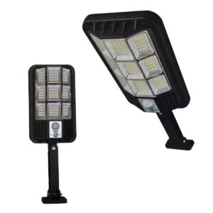 Faro lampione stradale pannello solare fotovoltaico sensore 120 led smd yx-602