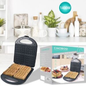 Piastra elettrica macchina per waffle maker 1400w tx-9947
