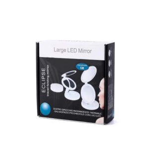 My Flexible Mirror Specchio per il trucco rotante e pieghevole con ingrandimento 10X e luce a LED