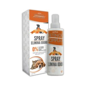 Spray Elimina odori cane e gatto Pet Care Retinol Complex 100 ml