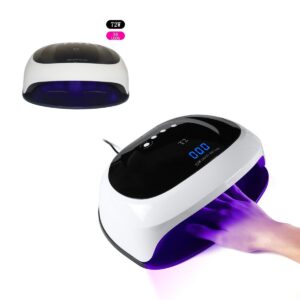 Lampada t2 led uv 72w 36 led fornetto asciuga smalto ricostruzione unghie