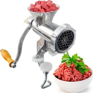 Tritacarne trita carne trita verdure manuale con manovella in alluminio