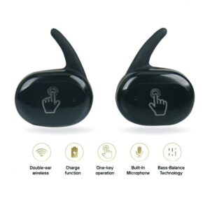 Cuffie auricolari TWS4 wireless bluetooth V5.0 con controllo touch