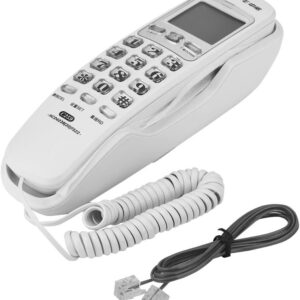 Telefono con Filo, Telefono Montabile a Parete con Display di Chiamata