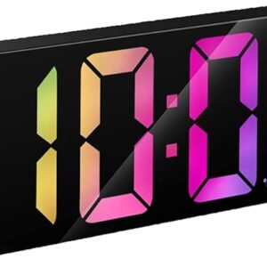 Sveglia Da Comodino Digitale Luminosa LED Orologio Nero