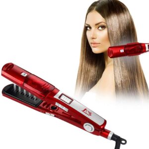 Piastra a Vapore Professionale Capelli Lisci Generatore Ioni Ceramica Ft/Sn-8100
