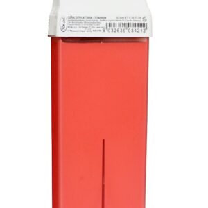 Ceretta depilazione 100 ml titanio rosa cera con rullo
