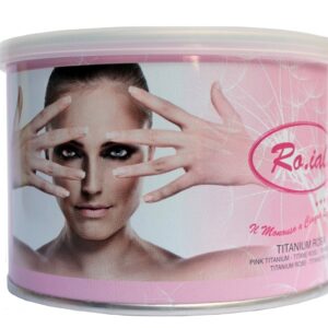 Roial cera depilatoria titanium rosa barattolo 400 ml scaldacera ceretta