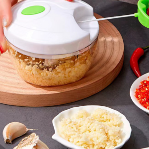 Robot da Cucina Manuale Multifunzione a Manovella – Tritacarne, Frullatore e Preparazioni Veloci!