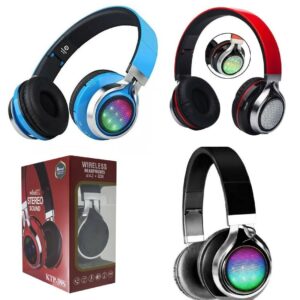 Cuffie bluetooth wireless stereo senza fili pieghevole sd radio vivavoce con led ktp-39s